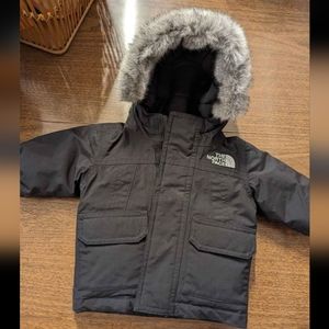 Black Infant North Face Winter Coat